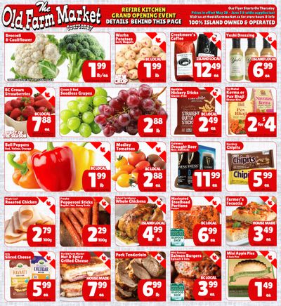 The Old Farm Market (Courtenay) Flyer May 28 to June 3