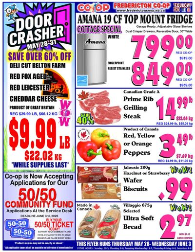 Fredericton Co-op Flyer May 28 to June 3