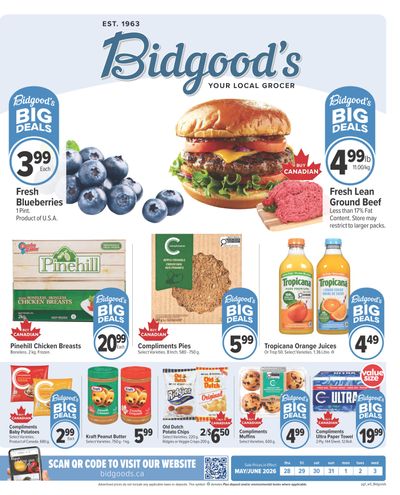 Bidgood's Flyer May 28 to June 3