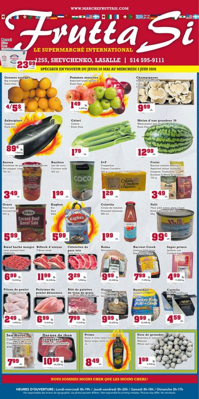 Frutta Si Flyer May 28 to June 3