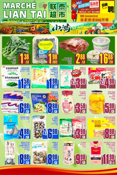 Marche Lian Tai Flyer May 28 to June 3