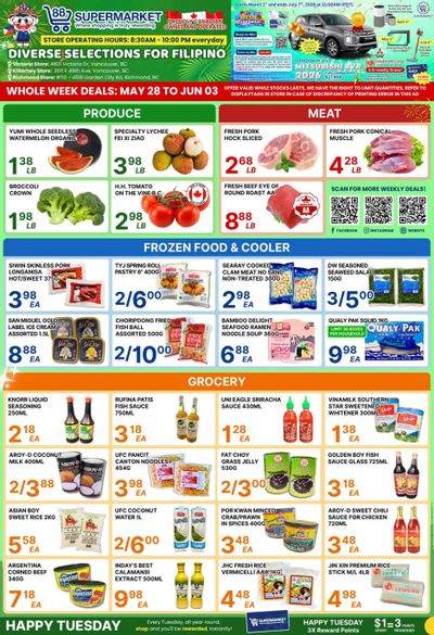 88 Supermarket Flyer May 28 to June 3
