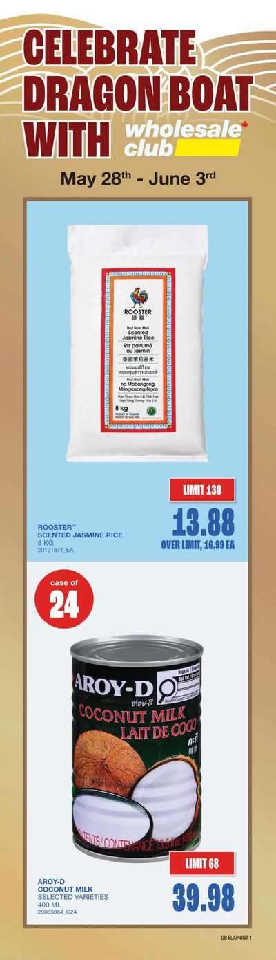 Wholesale Club (ON) Flyer May 28 to June 3