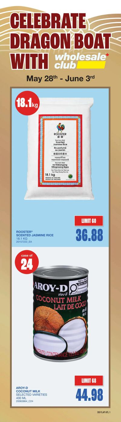 Wholesale Club (Atlantic) Flyer May 28 to June 3