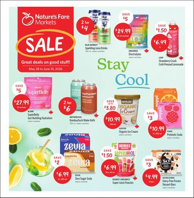 Nature's Fare Markets Flyer May 28 to June 10
