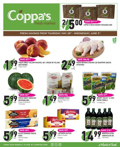 Coppa's Fresh Market Flyer May 28 to June 3