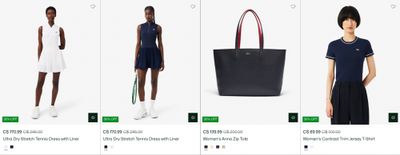 Lacoste Canada Semi-Annual Sale: Save up to 50% off
