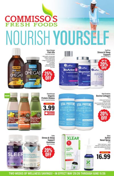 Commisso's Fresh Foods Wellness Flyer May 29 to June 11
