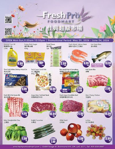 FreshPro Foodmart (Richmond Hill) Flyer May 29 to June 4