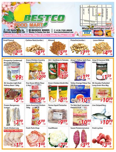BestCo Food Mart (Etobicoke) Flyer May 29 to June 4