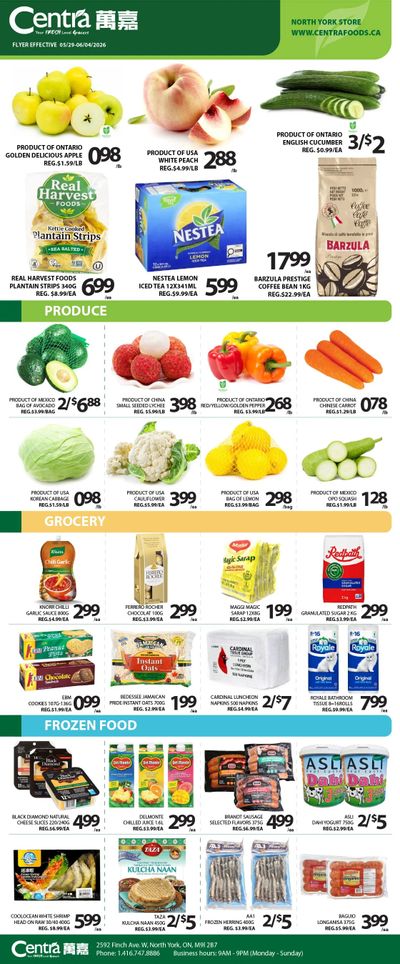 Centra Foods (North York) Flyer May 29 to June 4