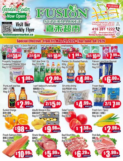 Fusion Supermarket (Scarborough) Flyer May 29 to June 4