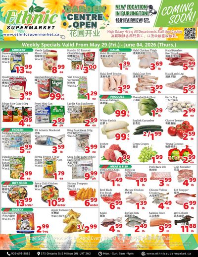 Ethnic Supermarket (Milton) Flyer May 29 to June 4