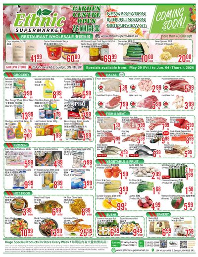 Ethnic Supermarket (Guelph) Flyer May 29 to June 4