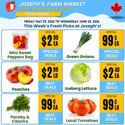 Joseph's Farm Market Flyer May 29 to June 3