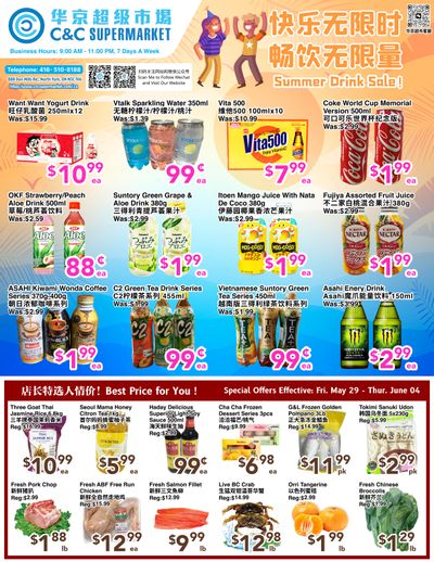 C&C Supermarket Flyer May 29 to June 4