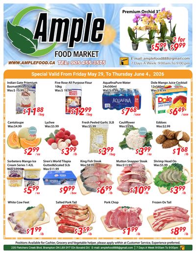 Ample Food Market (Brampton) Flyer May 29 to June 4