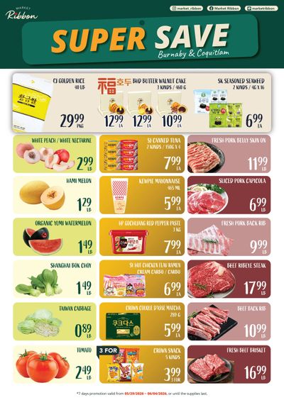 Market Ribbon Flyer May 29 to June 4