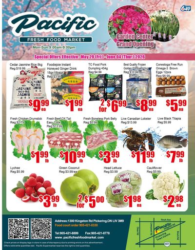 Pacific Fresh Food Market (Pickering) Flyer May 29 to June 4
