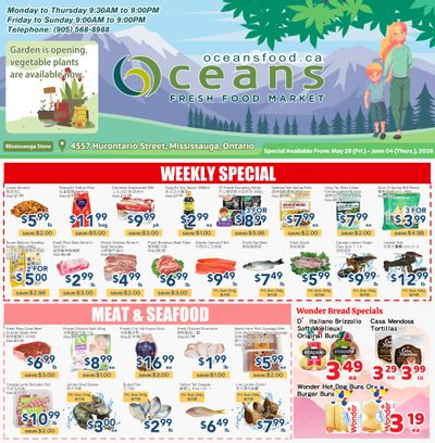 Oceans Fresh Food Market (Mississauga) Flyer May 29 to June 4