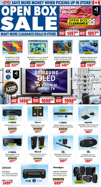 2001 Audio Video Flyer May 29 to June 4
