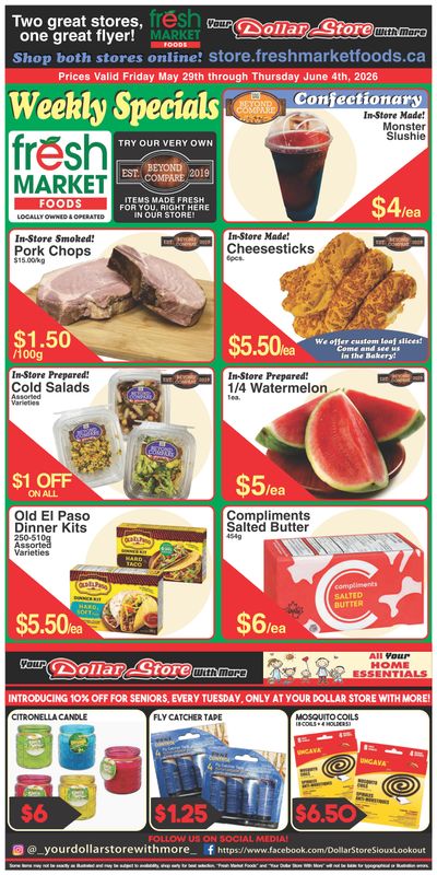 Fresh Market Foods Flyer May 29 to June 4