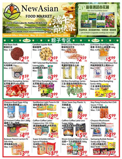 New Asian Food Market Flyer May 29 to June 4
