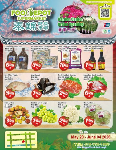 Food Depot Supermarket Flyer May 29 to June 4