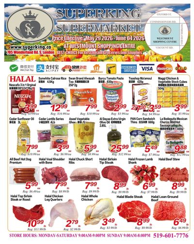 Superking Supermarket (London) Flyer May 29 to June 4