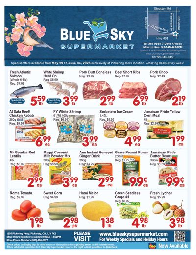 Blue Sky Supermarket (Pickering) Flyer May 29 to June 4