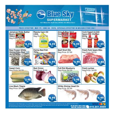 Blue Sky Supermarket (North York) Flyer May 29 to June 4