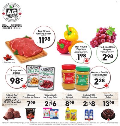 AG Foods Flyer May 29 to June 4