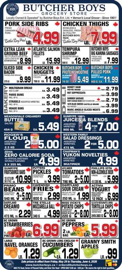 Butcher Boys Grocery Store Flyer May 29 to June 4