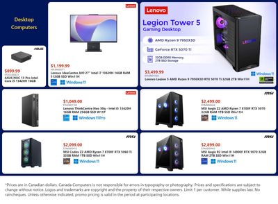 Canada Computers Flyer May 29 to June 4