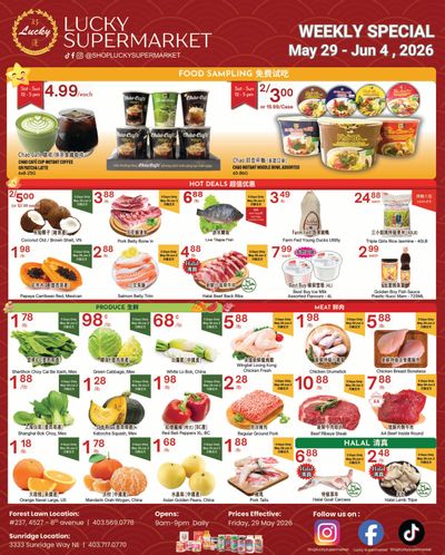 Lucky Supermarket (Calgary) Flyer May 29 to June 4