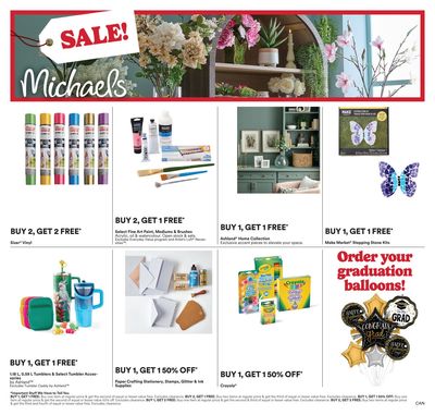 Michael's Flyer May 29 to June 4