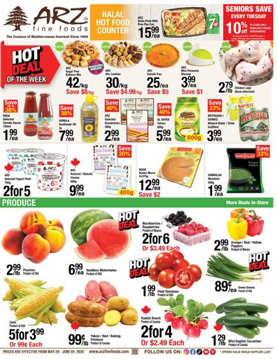 Arz Fine Foods Flyer May 29 to June 4