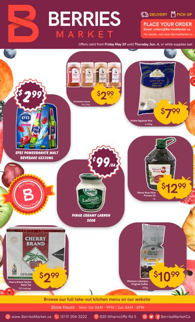Berries Market Flyer May 29 to June 4