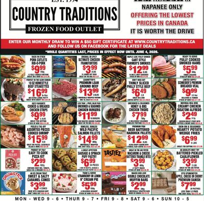 Country Traditions Flyer May 28 to June 4