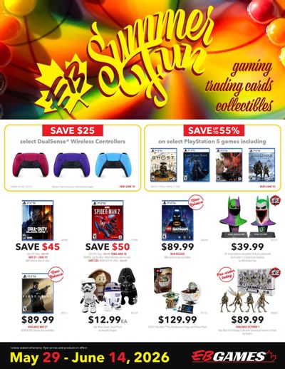 EB Games Flyer May 29 to June 14