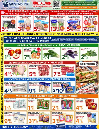 88 Supermarket Flyer May 29 to June 4