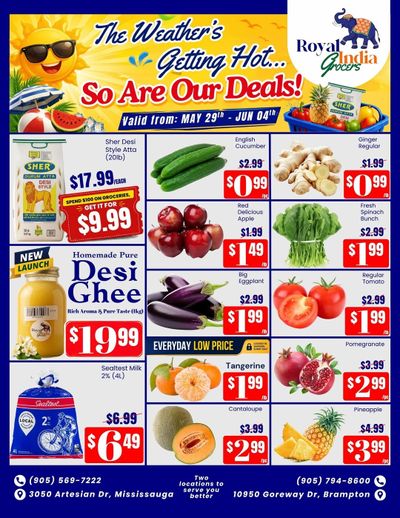 Royal India Grocers Flyer May 29 to June 4