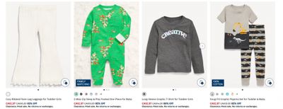 Old Navy Canada: Sale up to 40% off + Clearance up to 85% off