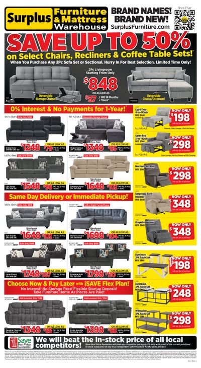 Surplus Furniture & Mattress Warehouse (Sydney) Flyer June 1 to 14