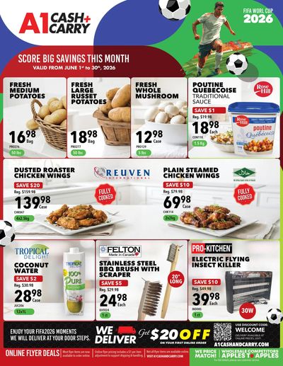 A-1 Cash and Carry Flyer June 1 to 30