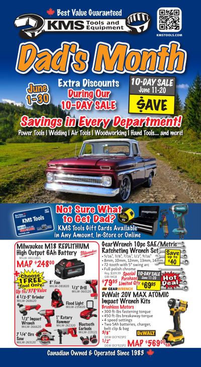 KMS Tools and Equipment Flyer June 1 to 30