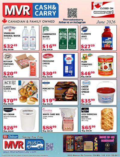MVR Cash and Carry Flyer June 1 to 30