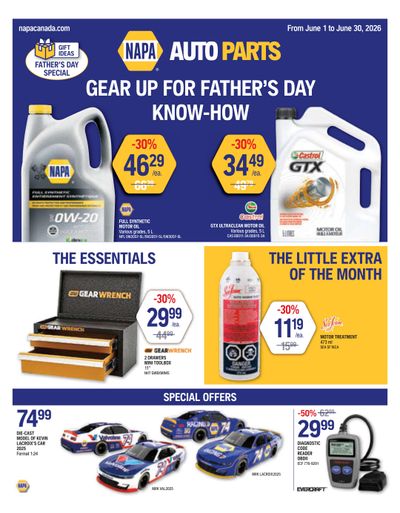 NAPA Auto Parts Flyer June 1 to 30