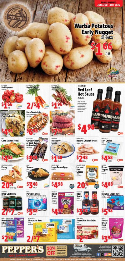 Pepper's Foods Flyer June 2 to 8