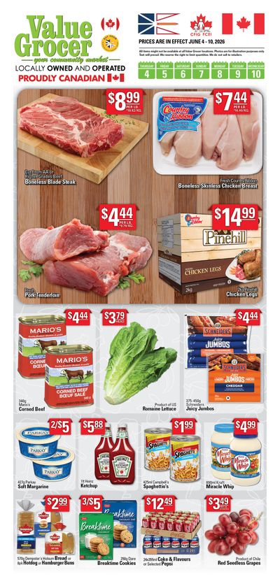 Value Grocer Flyer June 4 to 10